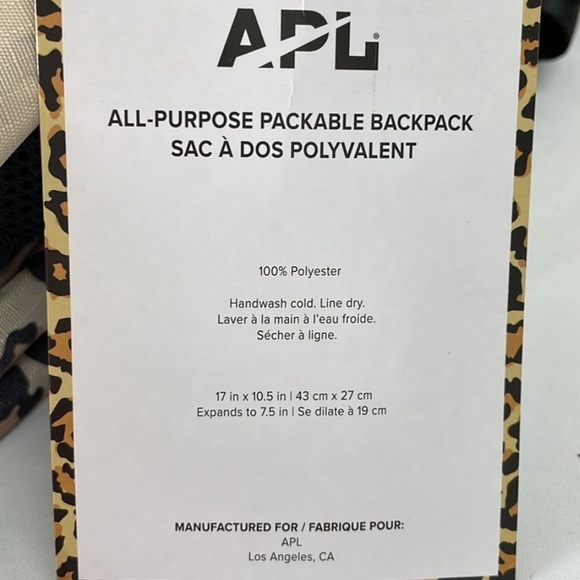 🐆NWOT APL leopard print backpack🐆 - Picture 5 of 9